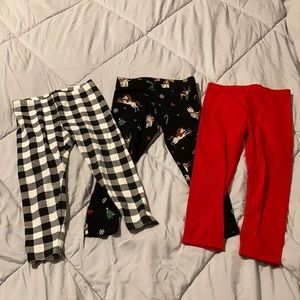 Lot of 3 toddler pants